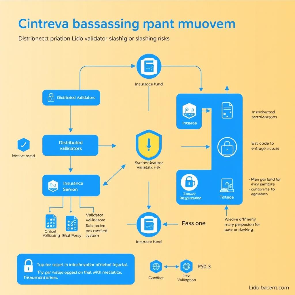 Diagram of Lido Staked Ether STETH slashing protection mechanism